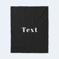 Nom personnalisé élégant ou autre texte | Noir & B