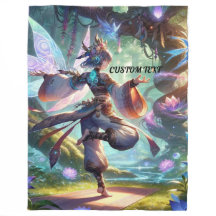 NOM PERSONNALISÉ PERSONNALISÉ ART BLANKET