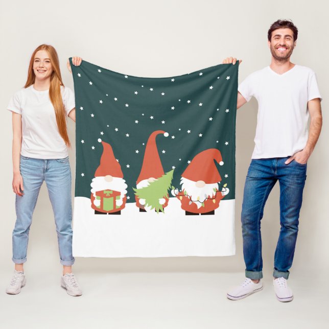 Couverture Polaire Nomos navideños (En situation)