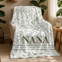 Noms personnalisés NANA verts