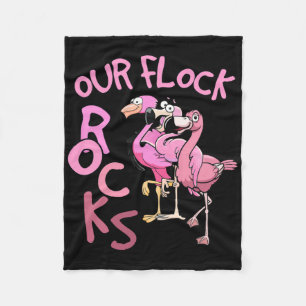 Couverture Polaire Nos Flock Rocks Flamant rose Correspondant Vacance