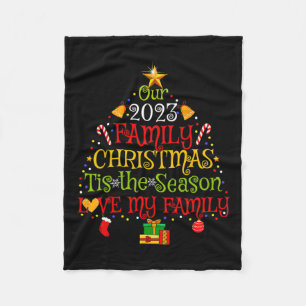 Couverture Polaire Notre 2023 Matching Family Christmas Love My Famil