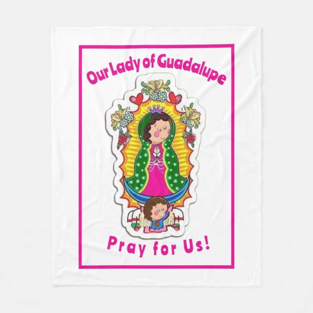 Couverture Polaire Notre-Dame de Guadalupe (Devant)