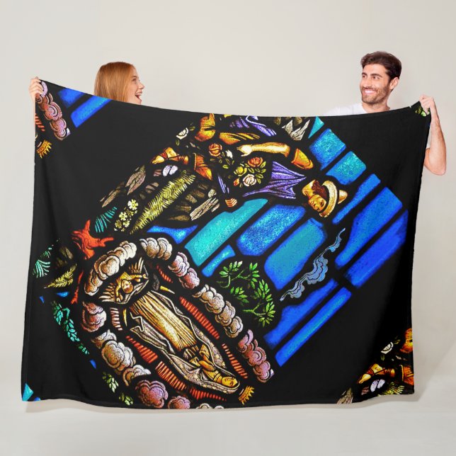 Couverture Polaire Notre Senora verre souillé de Madame Guadalupe (En situation)