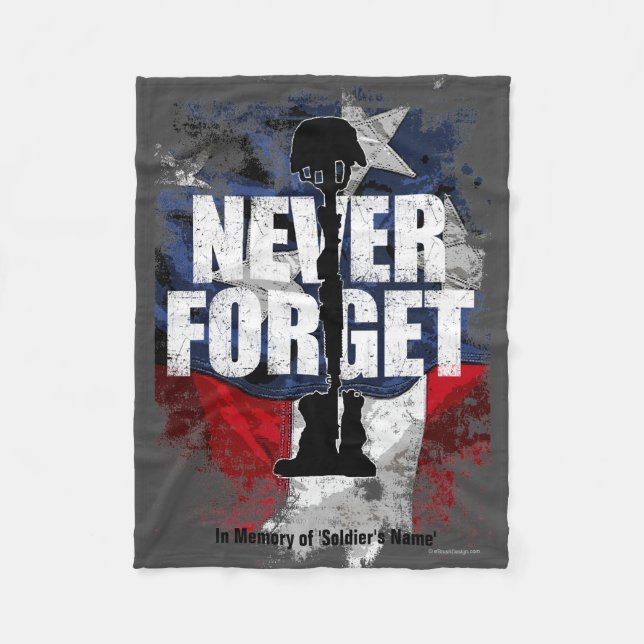 Couverture Polaire N'oubliez jamais (Memorial Day) (Devant)