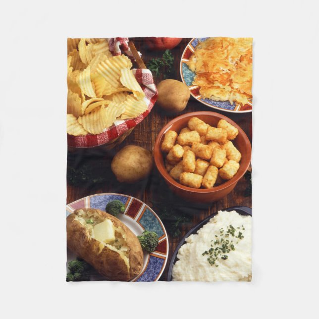 Couverture Polaire Nourritures de pomme de terre (Devant)