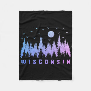 Couverture Polaire Nous aimons Wisconsin - Le Badger State Uni-adulte