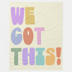 Couverture Polaire Nous Avons Ce Citation Inspirante Cute Pastel
