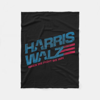 Couverture Polaire Nous combattons Nous Gagnons Kamala Harris Chat La
