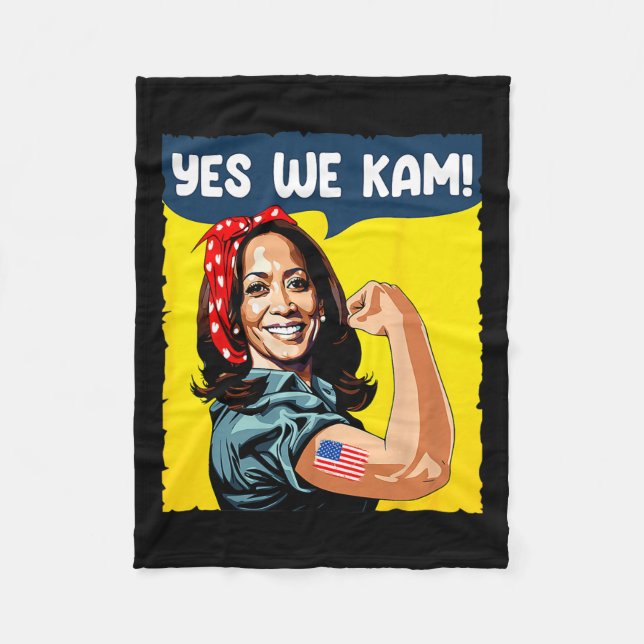 Couverture Polaire Nous, Kam Rosie, Riveter Pour Le Président Kamala  (Devant)