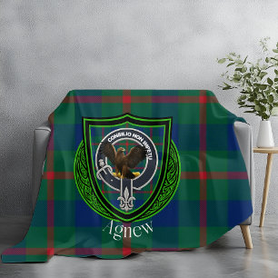 Couverture Polaire Nouveau Clan écossais Tartan & Crest