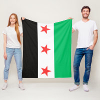 Nouveau drapeau syrien de la liberté post révoluti