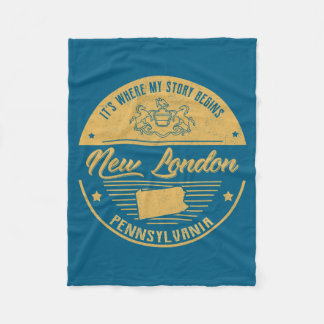 Couverture Polaire Nouveau Londres Pennsylvanie C'est où mon histoire