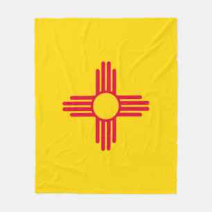 Couverture Polaire Nouveau-Mexique État Drapeau