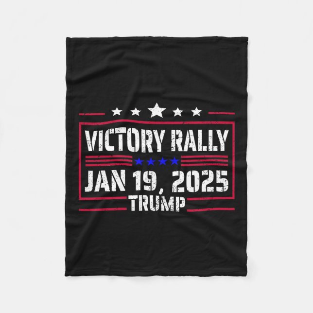 Couverture Polaire NOUVEAUTÉ ! Rassemblement victorieux de Trump Hist (Devant)