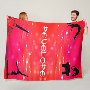 Couverture Polaire Nouvelles Filles Gymnastique Événements Blanche Pe