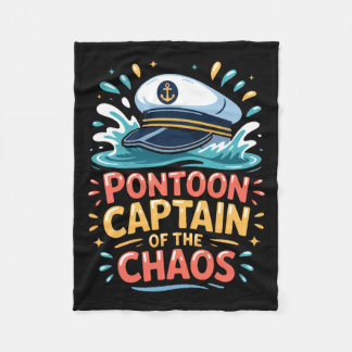 Couverture Polaire Ntoon Captain Of The Chaos Funny Lake Boating Long