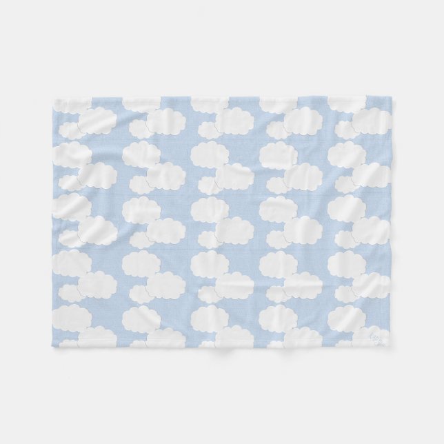 Couverture Polaire nuages 3D (Devant (Horizontal))