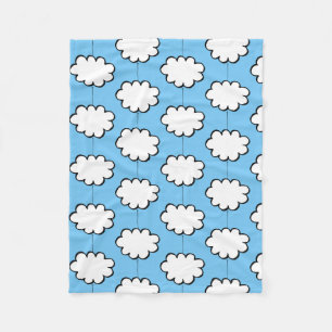 Couverture Polaire Nuages sur des Ficelles