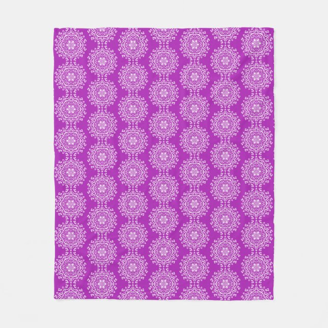 Couverture Polaire Nudibranche Mandala (Devant)