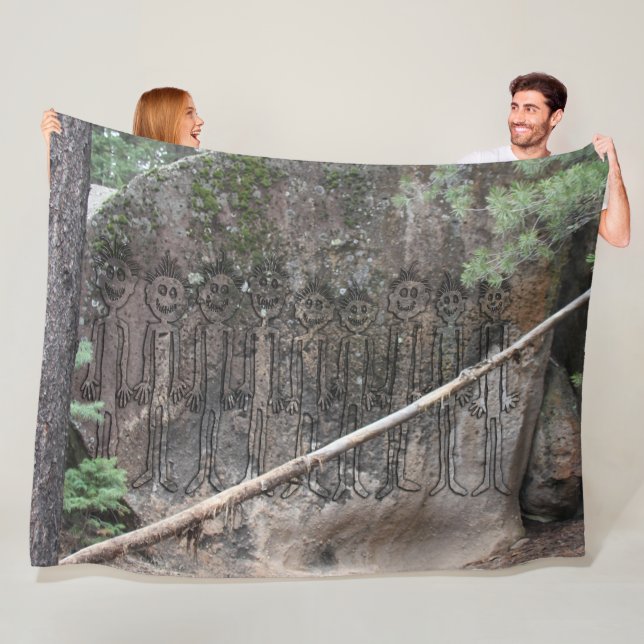 Couverture Polaire Nuit des Gigglers marcheurs (En situation)