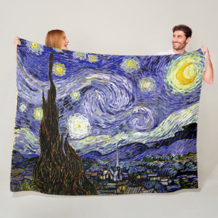 Couverture Polaire Nuit étoilée de Van Gogh, 1889