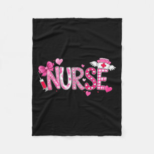 Couverture Polaire Nurse Graphique de la Saint-Valentin Nk pour Femme
