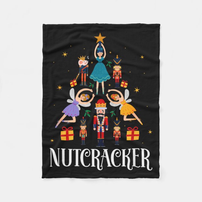 Couverture Polaire Nutcracker Sugar Fairy Plum Christmas - Nutcracker (Devant)