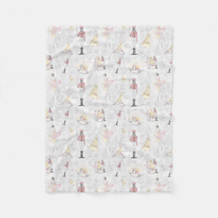 Couverture Polaire Nutcracker Suite Ballerina Fairy Soldat