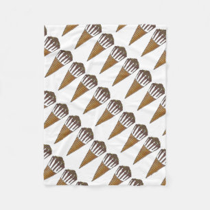 Couverture Polaire Nutty Buddy Vanilla Peanut Ice Cream Cone Foin