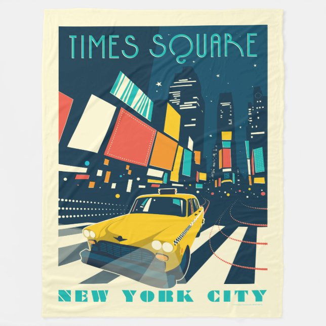 Couverture Polaire NYC - Carré du temps (Devant)