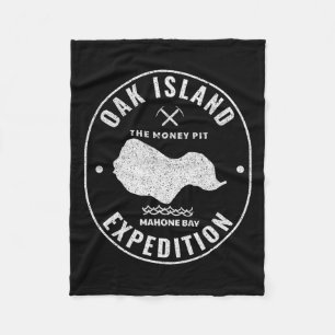 Couverture Polaire Oak Island Expédition Treast Hunt Retro Mystery