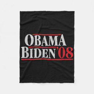 Couverture Polaire Obama 08 Chemise - Campagne Rétro Obama Biden
