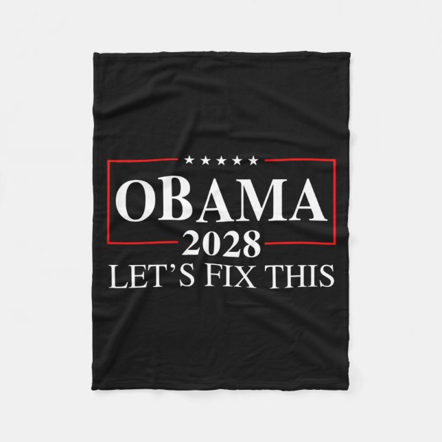 Couverture Polaire Obama 2028 3rd Term Lets Fix This - Obama For Pres (Devant)