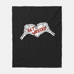 Couverture Polaire Obtenir épave Squelette Main Heart Classic