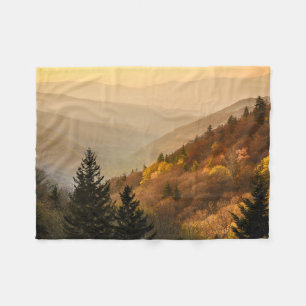 Couverture Polaire Oconaluftee Valley Overlook North Carolina