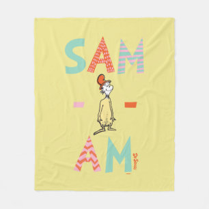 Couverture Polaire Oeufs verts et jambon Sam-I-Am
