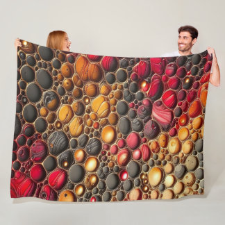 Couverture Polaire Oeuvre Abstraite 17 -