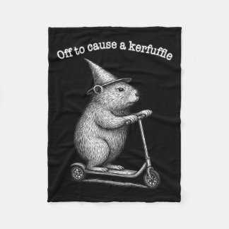 Couverture Polaire Off To Cause A Kerfuffle Scooter Groundhog Premium