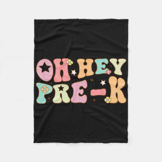 Couverture Polaire Oh Hey Pre K Groovy Ck To School Happy First Day O