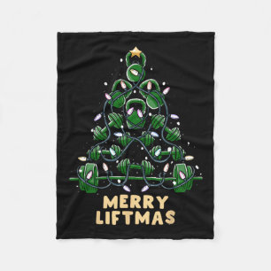 Couverture Polaire Oh Liftmas Tree Kettlebell Gym Vilain Noël