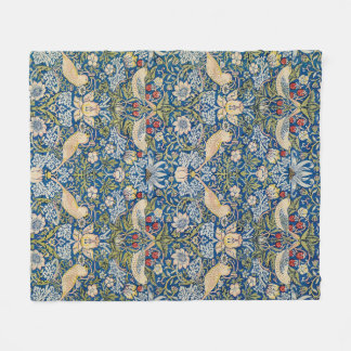 Couverture Polaire Oiseau Art Nouveau Design