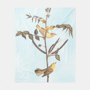 Couverture Polaire Oiseau de Paruline pour enfants