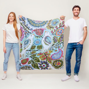 Couverture Polaire Oiseaux en papier I