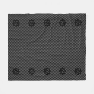 Couverture Polaire OM Lotus Spiritualité Yoga en fibre de carbone