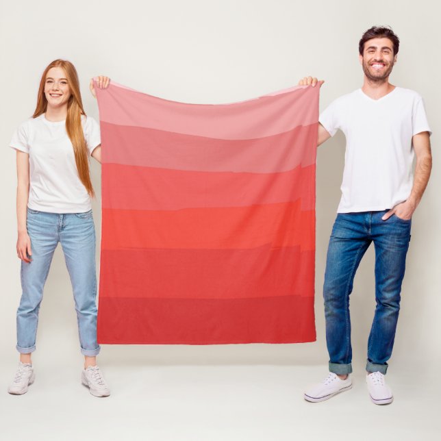 Couverture Polaire Ombre rouge (En situation)