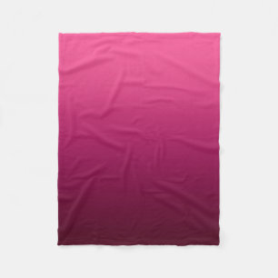 Couverture Polaire Ombre se fanent fuchsia de