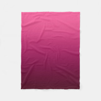 Couverture Polaire Ombre se fanent fuchsia de |
