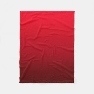 Couverture Polaire Ombre se fanent rouge de |
