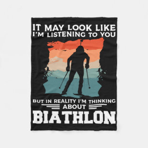 Couverture Polaire On dirait que je vous écoute Biathlon Bia